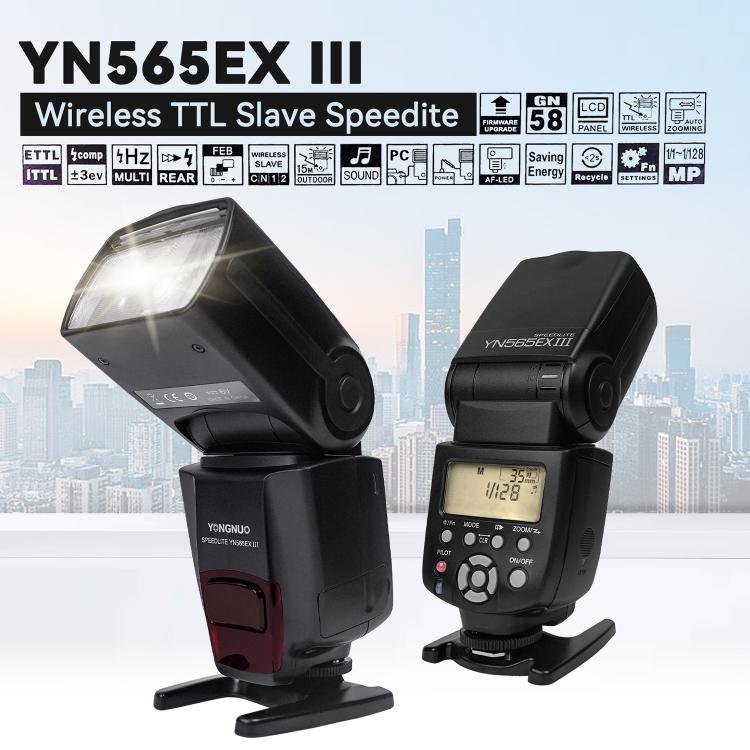 YONGNUO YN565EX III TTL Flash Speedlite For Canon  - Black