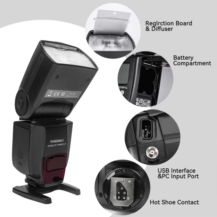 YONGNUO YN565EX III TTL Flash Speedlite For Canon  - Black
