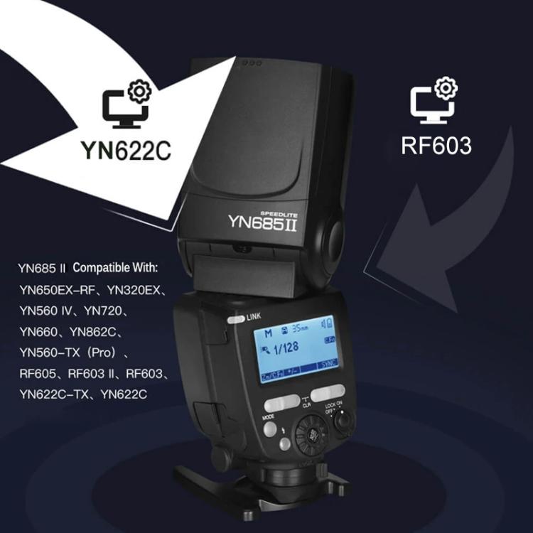YONGNUO YN685 II/C TTL Flash Speedlite For Canon  - Black