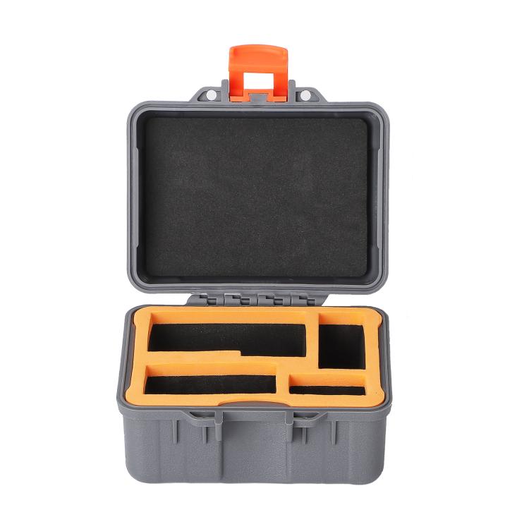 For Insta360 GO Ultra Sunnylife Mini Travel Box Waterproof Carrying Box Shock-proof Hard Shell  - Grey