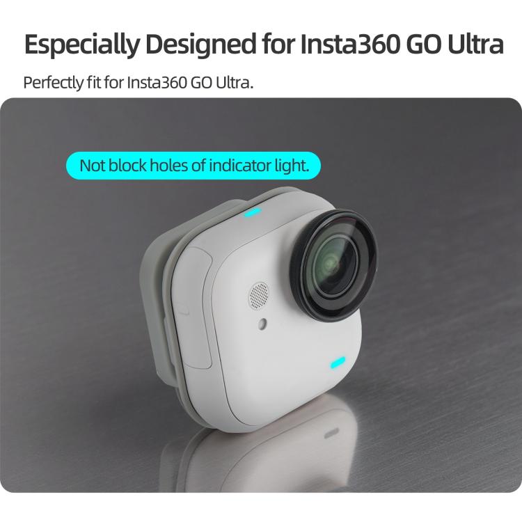 For Insta360 GO Ultra Sunnylife Magnetic Mount Tabletop Base Bracket  - Grey