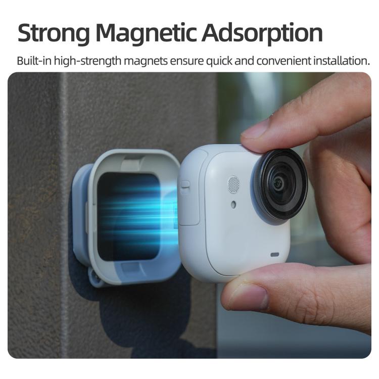For Insta360 GO Ultra Sunnylife Magnetic Mount Tabletop Base Bracket  - Grey