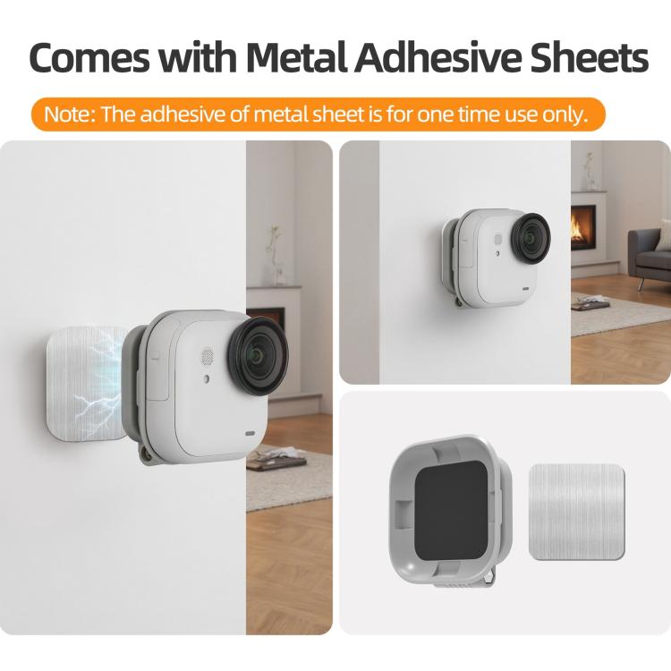 For Insta360 GO Ultra Sunnylife Magnetic Mount Tabletop Base Bracket  - Grey