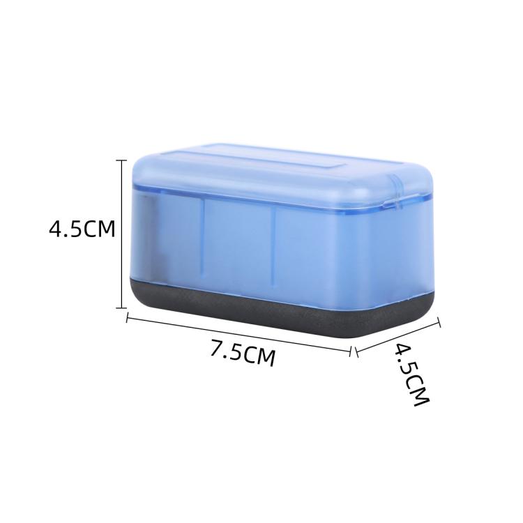 For Insta360 X4 Air Dual-Channel Battery Charger Storage Box Charging Hub With LED Indicators  - Transparent