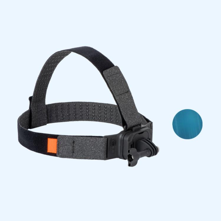 STARTRC Adjustable Head Strap Magnetic Eco-friendly Vlog POV Mount Belt for GoPro, Insta360, DJI Osmo Action and Other Action Cameras  - Black