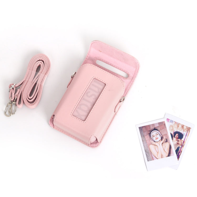For FUJIFILM Instax mini Link 3 Full Body Leather Case Bag with Strap
