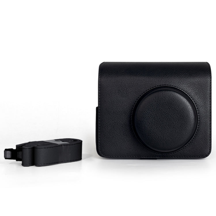 For FUJIFILM Instax WIDE 400 Full Body Leather Case Bag with Strap