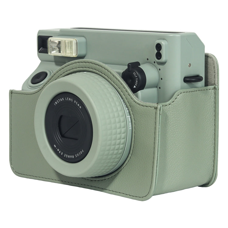 For FUJIFILM Instax WIDE 400 Full Body Leather Case Bag with Strap