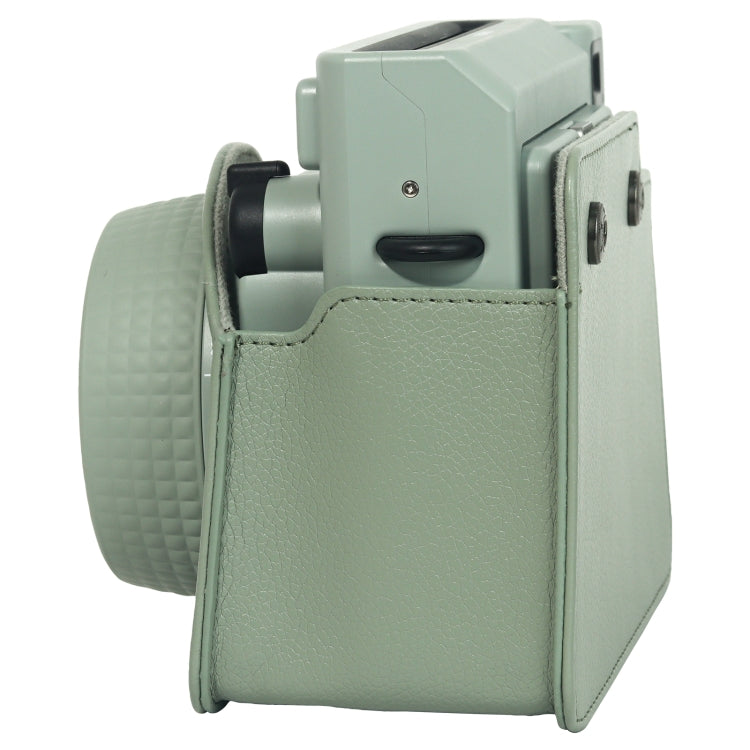 For FUJIFILM Instax WIDE 400 Full Body Leather Case Bag with Strap