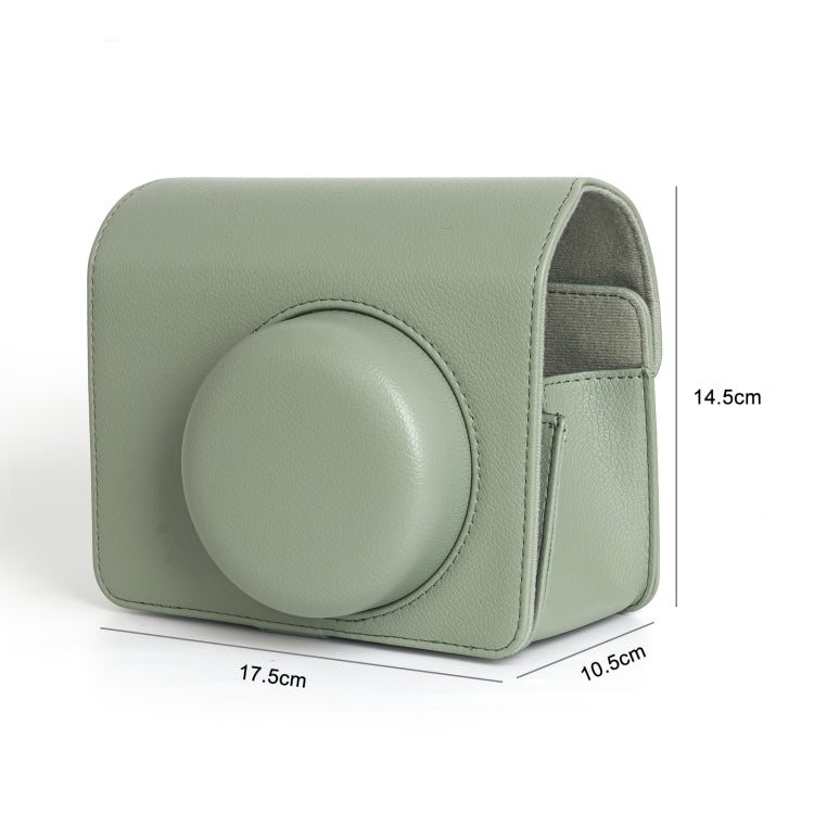 For FUJIFILM Instax WIDE 400 Full Body Leather Case Bag with Strap