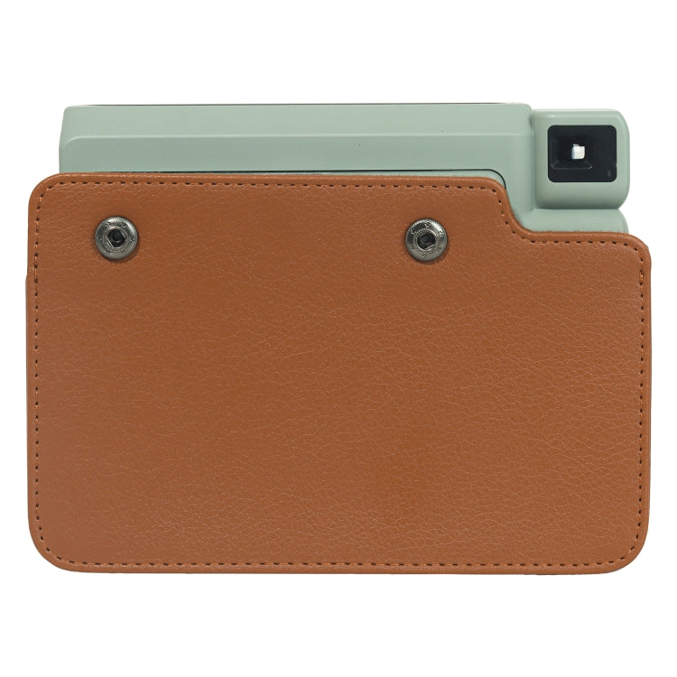 For FUJIFILM Instax WIDE 400 Full Body Leather Case Bag with Strap
