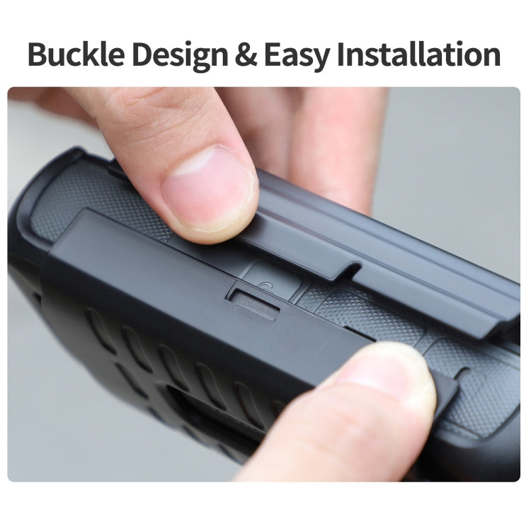 For Insta360 X4 Sunnylife Integrated Lens Screen Protective Cover  - Transparent Black