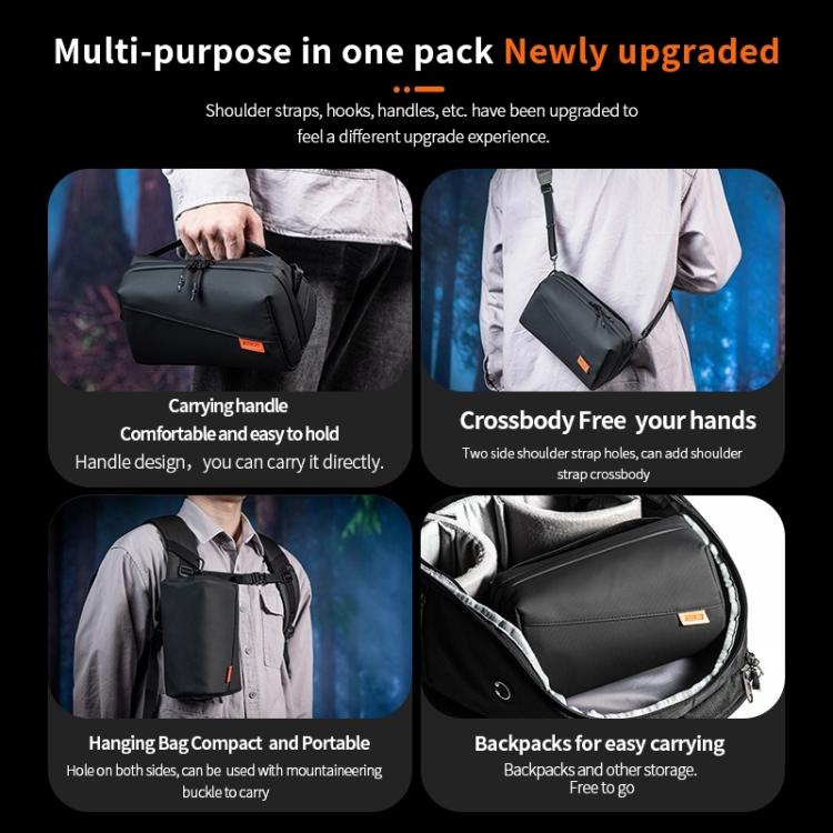 STARTRC Multifunctional Photography Storage Pack Data Camera Digital Bag  - Black