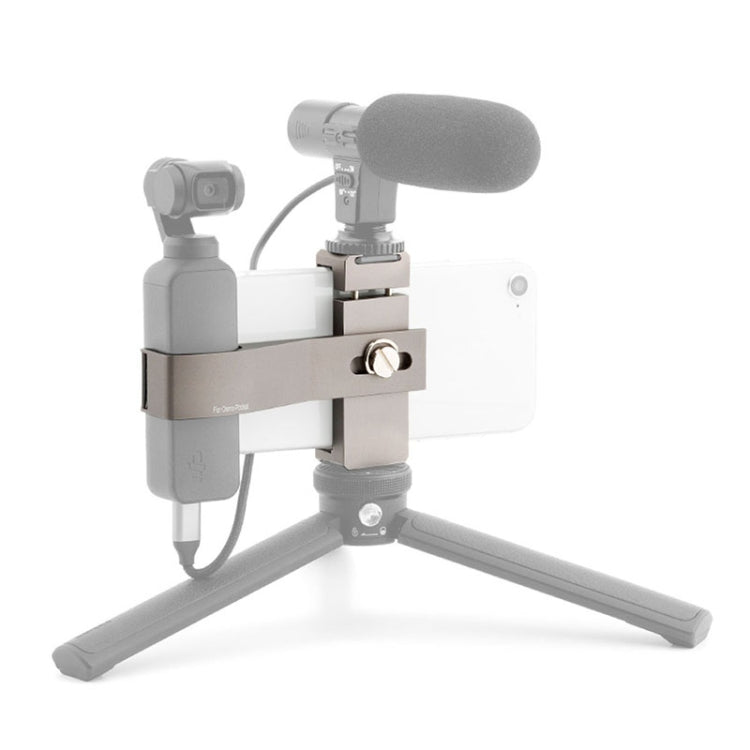 Multifunction Aluminum Alloy Smartphone Fixing Clamp Expansion Holder Bracket for DJI OSMO Pocket