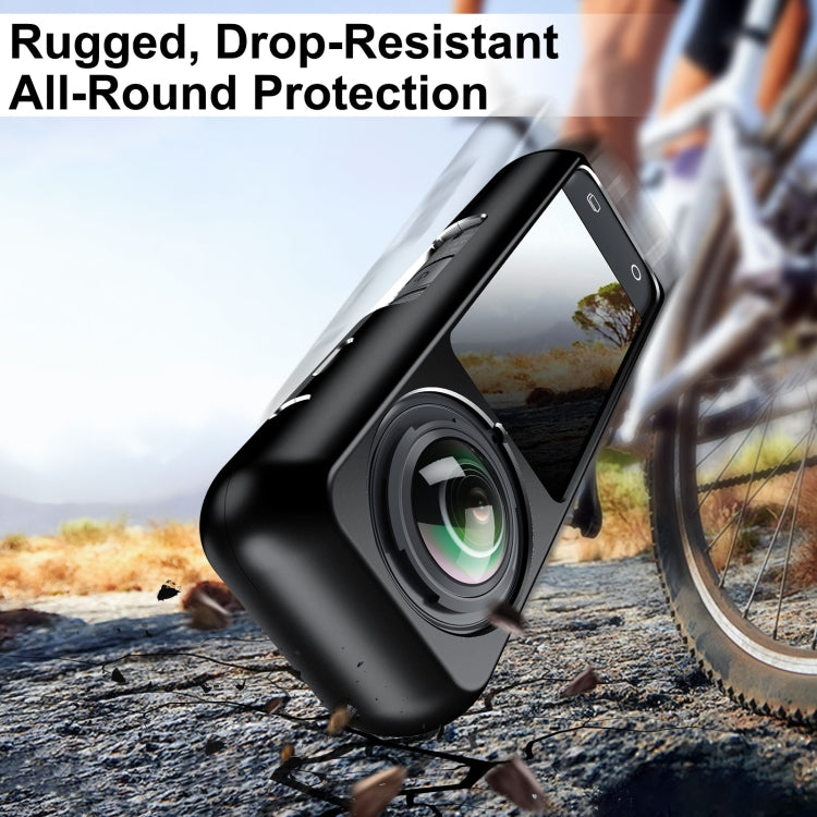 For Insta360 X4 Aluminum Alloy Metal Protective Cage Housing Frame  - Black