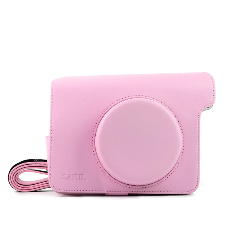 Vintage PU Leather Case Bag for Polaroid W300 Camera, with Adjustable Shoulder Strap