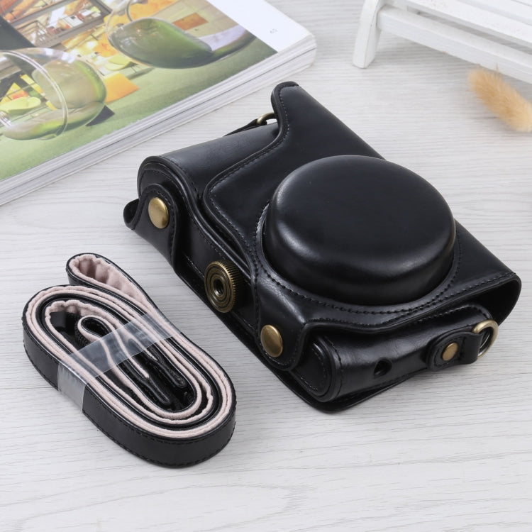 Full Body Camera PU Leather Case Bag with Strap for Samsung Galaxy Camera EK-GC100 / EK-GC110 / EK-GC200