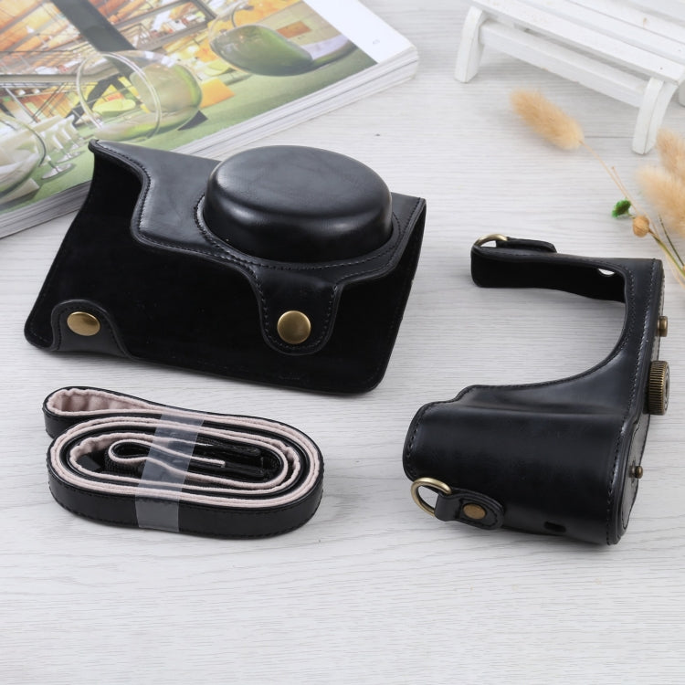 Full Body Camera PU Leather Case Bag with Strap for Samsung Galaxy Camera EK-GC100 / EK-GC110 / EK-GC200