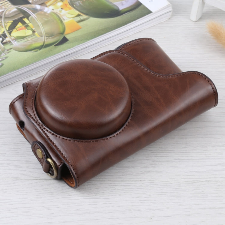 Full Body Camera PU Leather Case Bag with Strap for Samsung Galaxy Camera EK-GC100 / EK-GC110 / EK-GC200