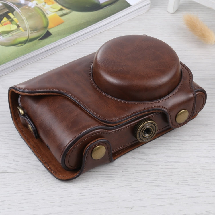 Full Body Camera PU Leather Case Bag with Strap for Samsung Galaxy Camera EK-GC100 / EK-GC110 / EK-GC200