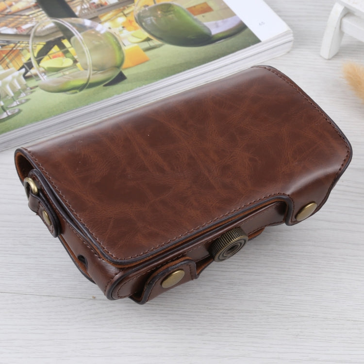 Full Body Camera PU Leather Case Bag with Strap for Samsung Galaxy Camera EK-GC100 / EK-GC110 / EK-GC200