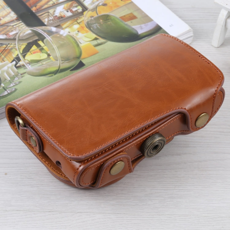 Full Body Camera PU Leather Case Bag with Strap for Samsung Galaxy Camera EK-GC100 / EK-GC110 / EK-GC200