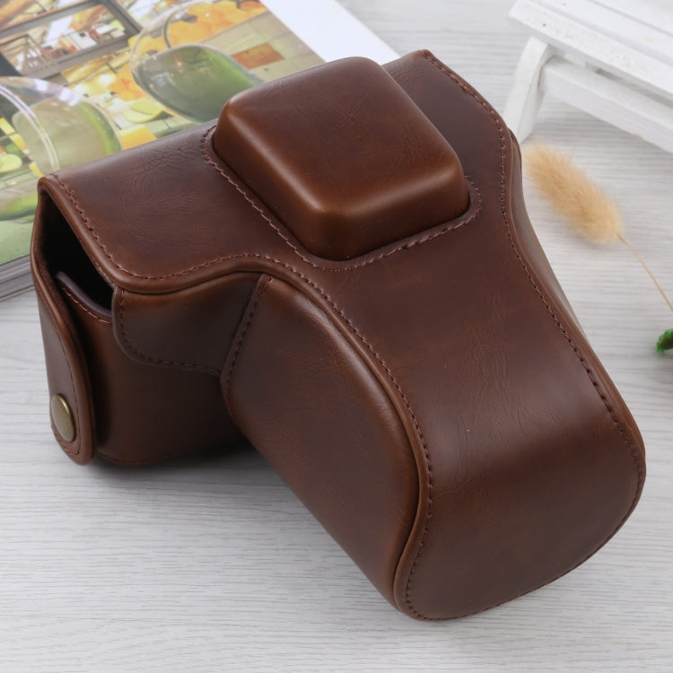 Full Body Camera PU Leather Case Bag with Strap for Olympus E-PL3 / E-PM1