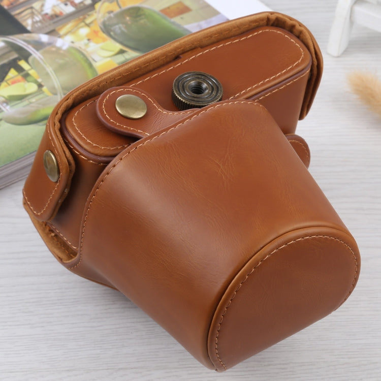 Full Body Camera PU Leather Case Bag with Strap for Olympus E-PL3 / E-PM1