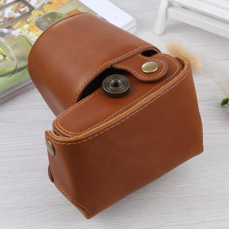 Full Body Camera PU Leather Case Bag with Strap for Olympus E-PL3 / E-PM1