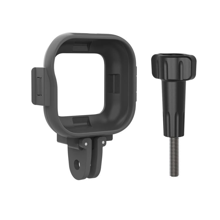 For Insta360 GO Ultra Sunnylife Foldable Vertical-Horizontal Adapter Mount Protective Frame Mounting Brackets Housing Cover  - Black