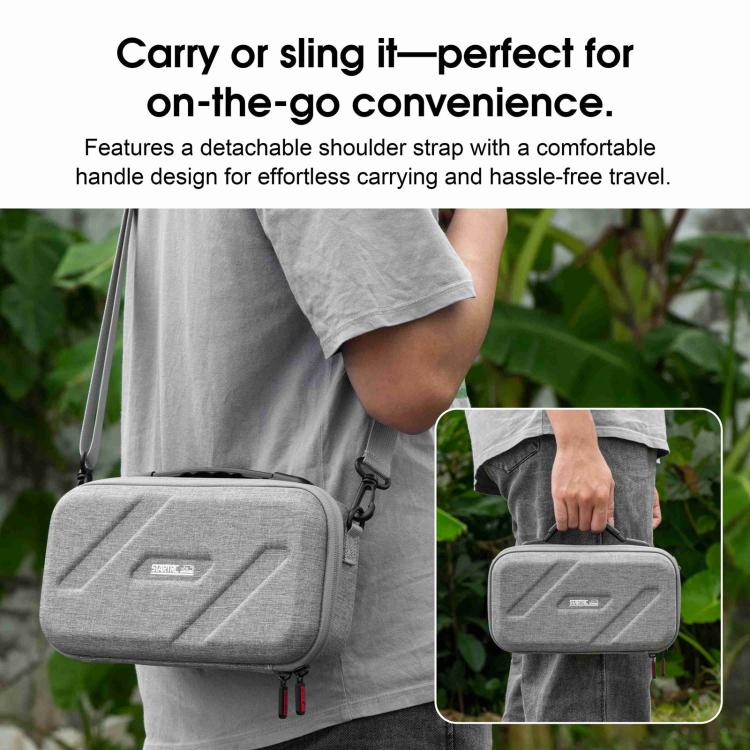 For Insta360 X4 Air STARTRC Portable Nylon Storage Box Bag  - Grey