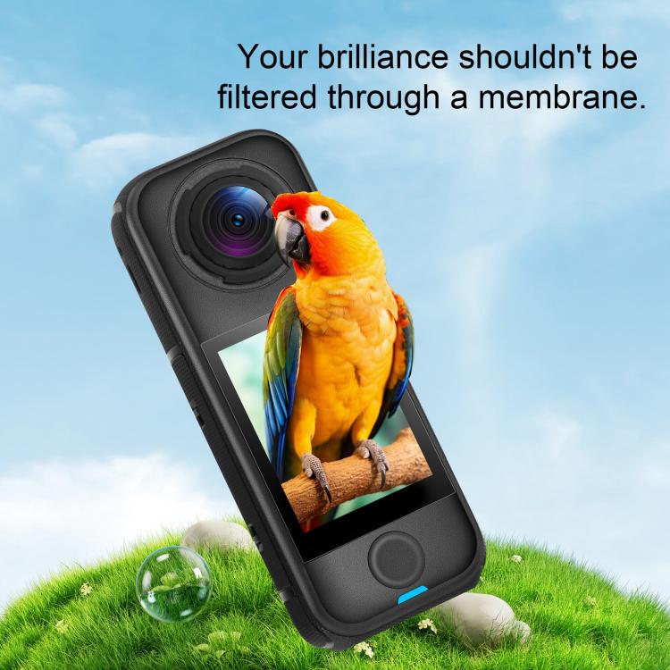 For Insta360 X4 Air STARTRC 2pcs HD Tempered Glass Film  - Transparent
