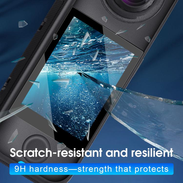 For Insta360 X4 Air STARTRC 2pcs HD Tempered Glass Film  - Transparent