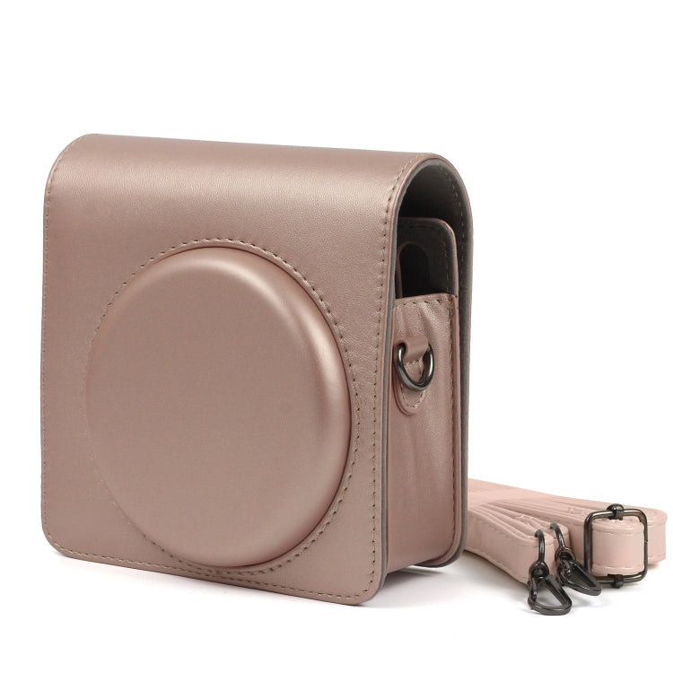 Pearly Lustre PU Leather Case Bag for FUJIFILM Instax SQUARE SQ6 Camera, with Adjustable Shoulder Strap