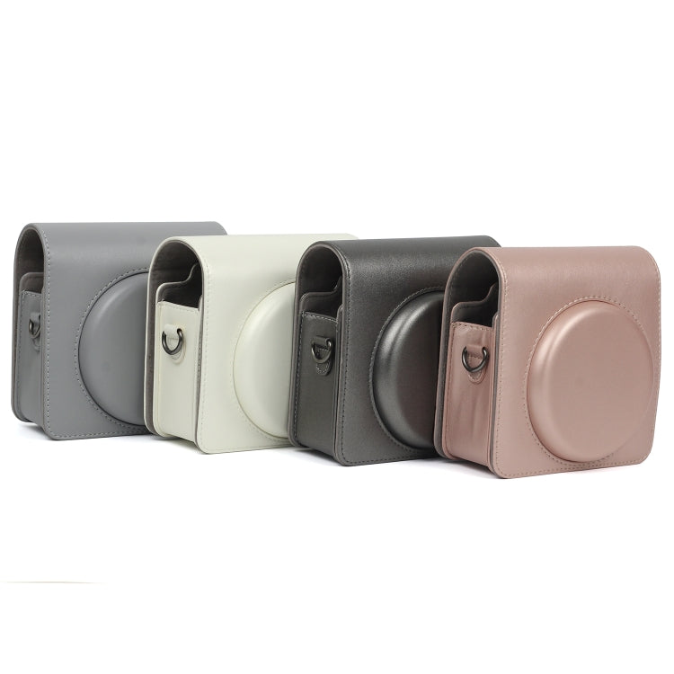 Pearly Lustre PU Leather Case Bag for FUJIFILM Instax SQUARE SQ6 Camera, with Adjustable Shoulder Strap