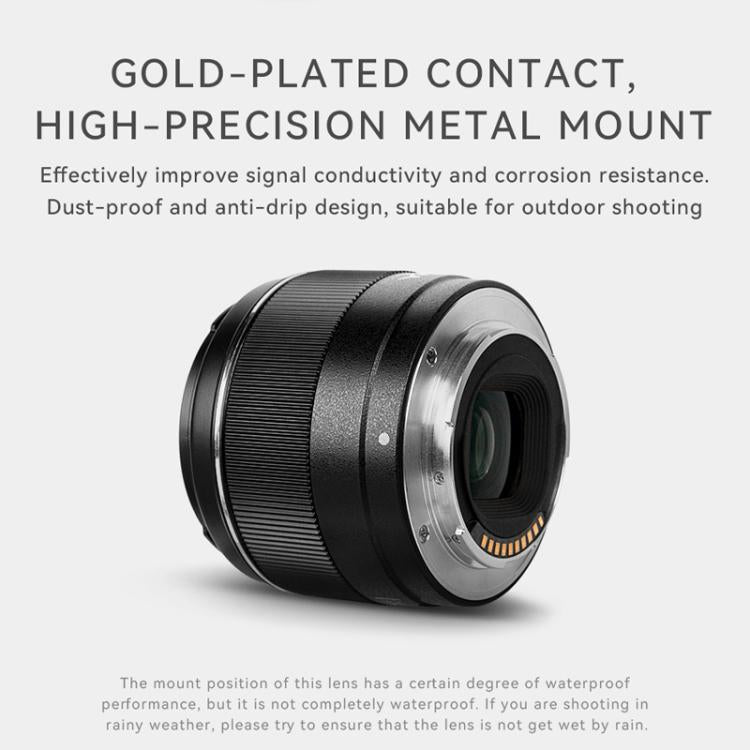 YONGNUO YN50mm F1.8S DA DSM II APS-C Frame Prime Lens for Sony E-mount Mirrorless Cameras  - Black