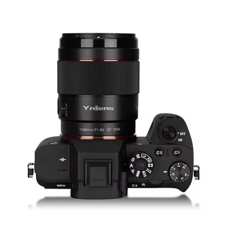 YONGNUO YN85mm F1.8S DSM Prime Lens for Sony ILCE-7M4 / ILCE-7SM3 E-mount Full-frame  - Black