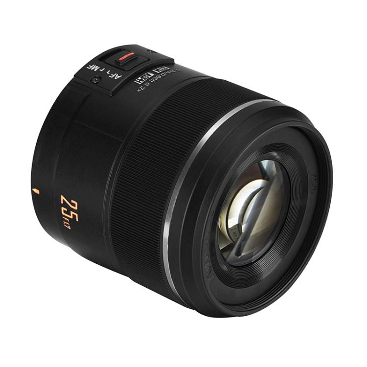 YONGNUO YN25mm F1.7M STM M4/3 Mount Lens for Panasonic / Olympus  - Black
