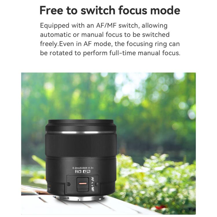 YONGNUO YN25mm F1.7M STM M4/3 Mount Lens for Panasonic / Olympus  - Black