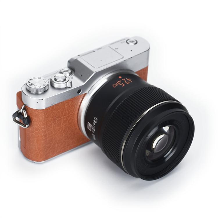 YONGNUO YN42.5mm F1.7M II M4/3 Mount Standard Fixed Focal Lens  - Black
