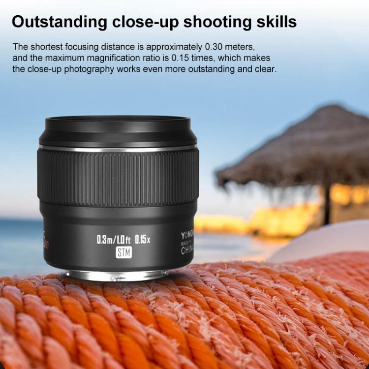YONGNUO YN42.5mm F1.7M II M4/3 Mount Standard Fixed Focal Lens  - Black