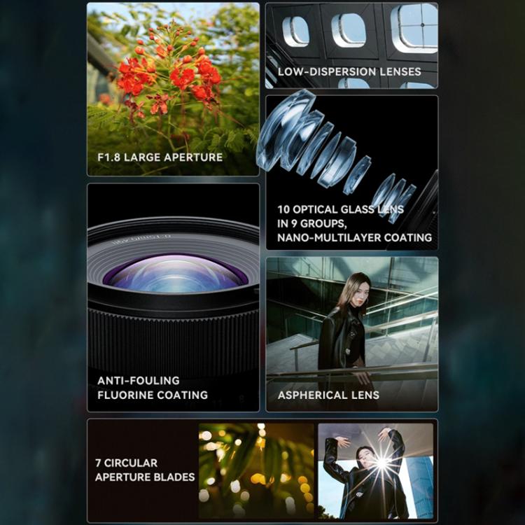 YONGNUO YN11mm F1.8S DA DSM WL APS-C Frame Ultra Wide Angle Lens with Remote Control for Sony E-mount  - Black