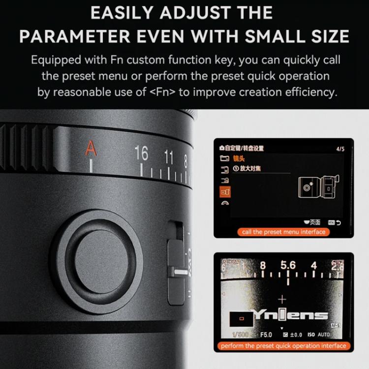 YONGNUO YN11mm F1.8S DA DSM WL APS-C Frame Ultra Wide Angle Lens with Remote Control for Sony E-mount  - Black