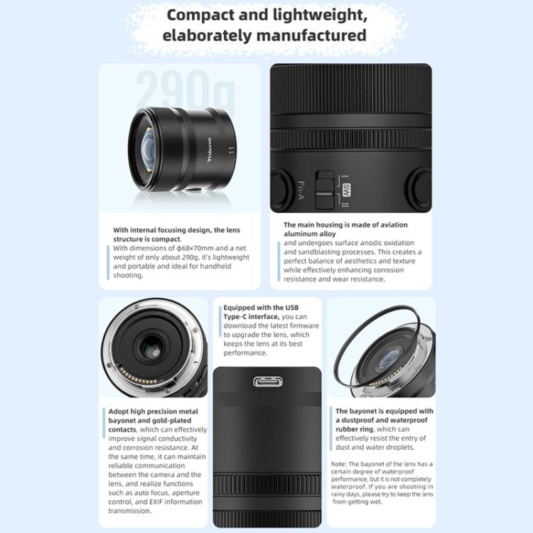 YONGNUO YN11mm F1.8Z DA DSM WL APS-C Frame Ultra Wide Angle Lens with Remote Control for Nikon Z-mount  - Black