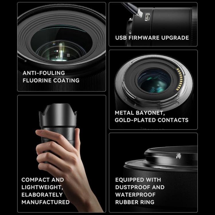 YONGNUO YN33mm F1.4Z DA DSM WL Pro APS-C Frame Lens with Remote Control for Nikon Z-mount  - Black