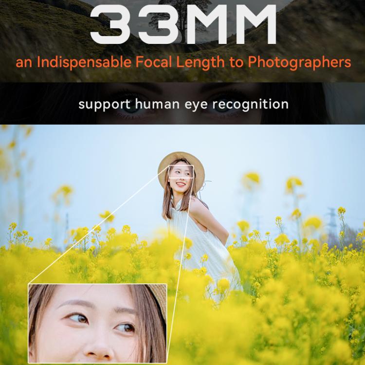 YONGNUO YN33mm F1.4Z DA DSM WL Pro APS-C Frame Lens with Remote Control for Nikon Z-mount  - Black
