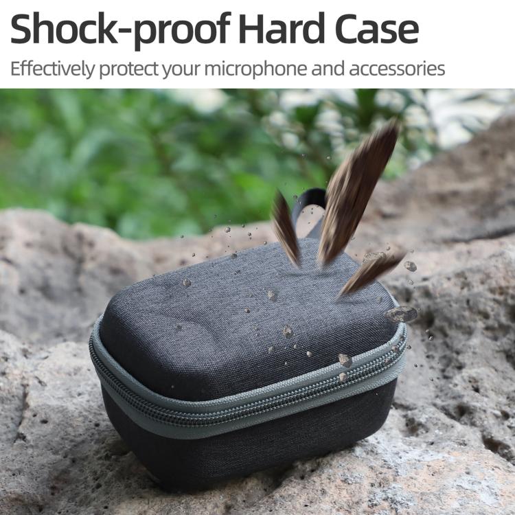 For Insta360 GO Ultra Sunnylife Standard Portable Protective Box Storage Bag  - Black