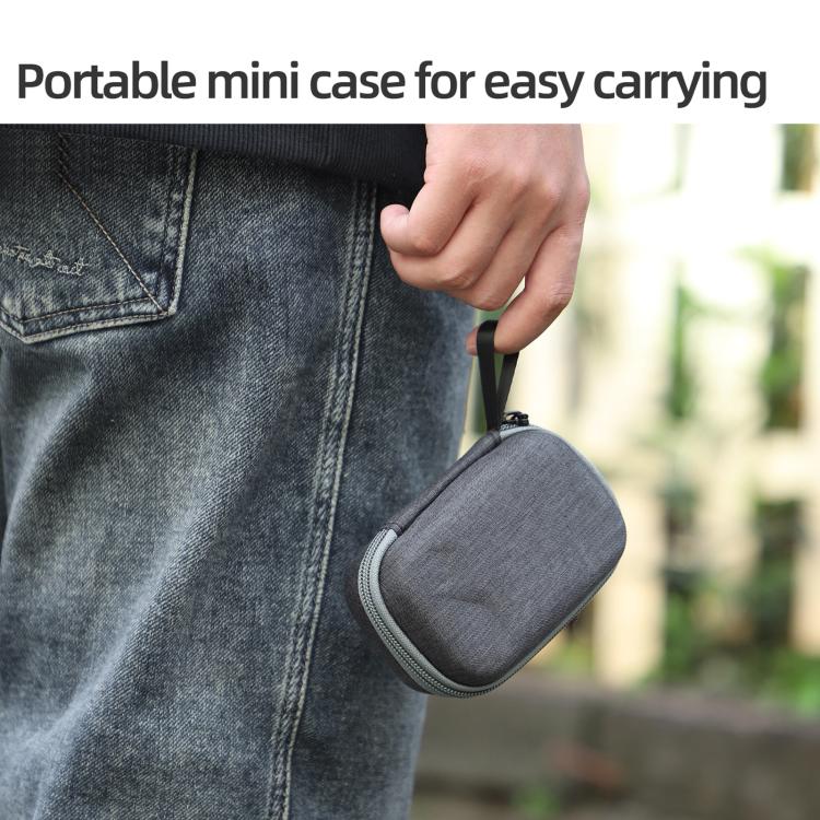 For Insta360 GO Ultra Sunnylife Standard Portable Protective Box Storage Bag  - Black