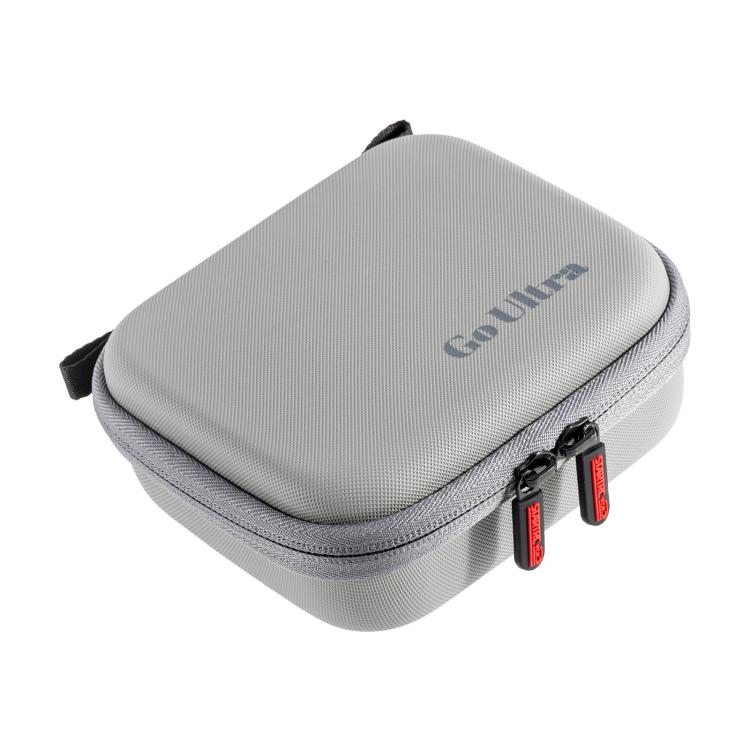 For Insta360 GO Ultra STARTRC Standard Portable Protective Box Diamond Texture PU Storage Bag  - Grey