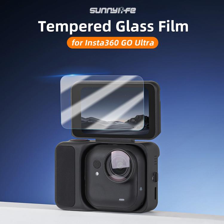For Insta360 GO Ultra 2pcs Sunnylife Screen Explosion-proof Film  - Transparent